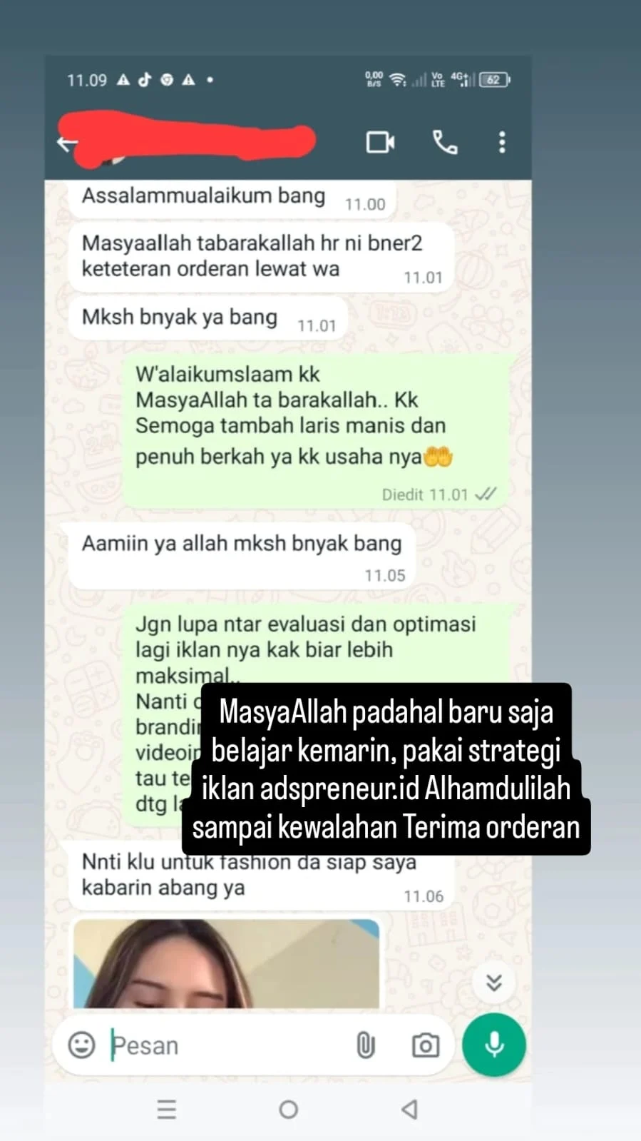 Kewalahan terima orderan